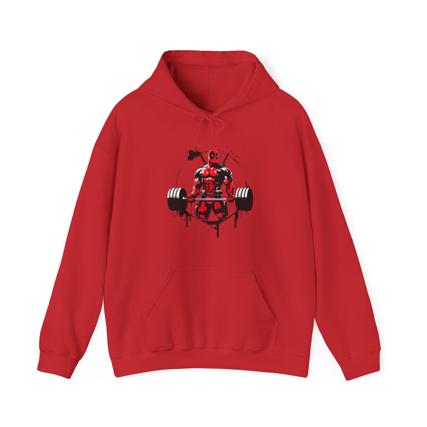 Deadpool weightlifting hoodie