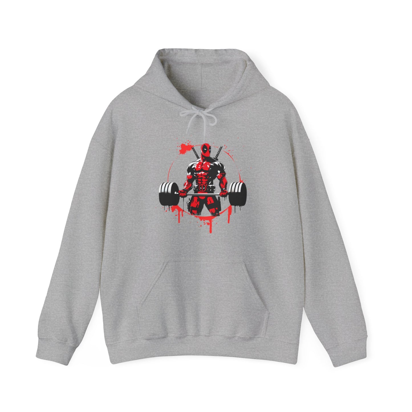 Deadpool weightlifting hoodie