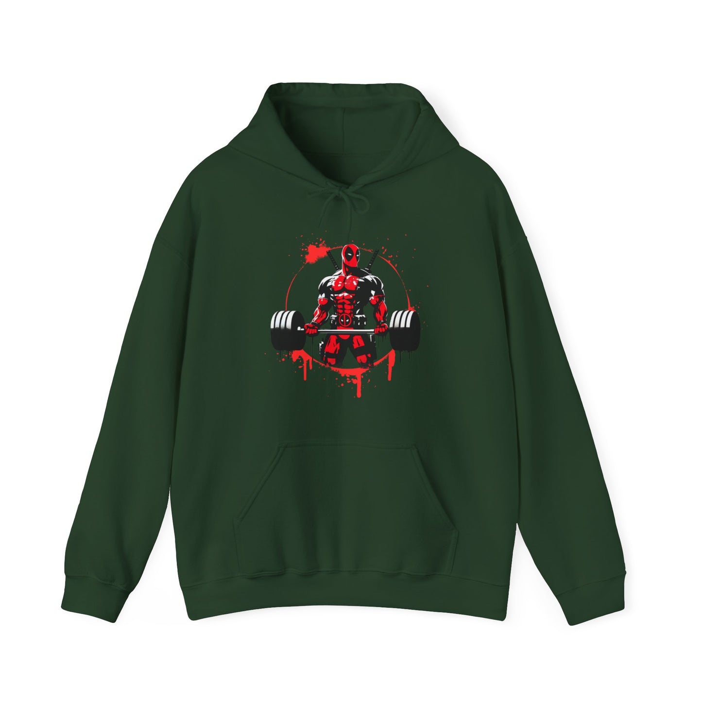 Deadpool weightlifting hoodie