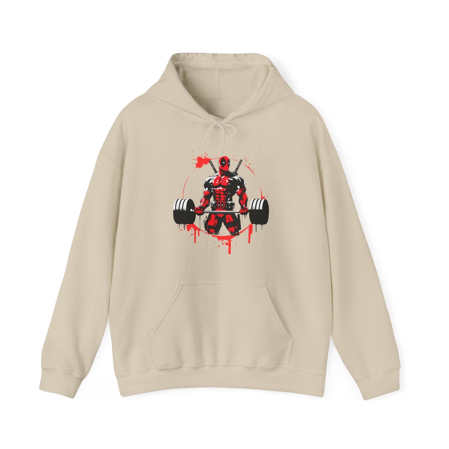 Deadpool weightlifting hoodie