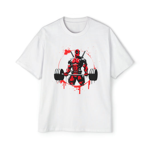 Deadpool weightlifting T-shirt