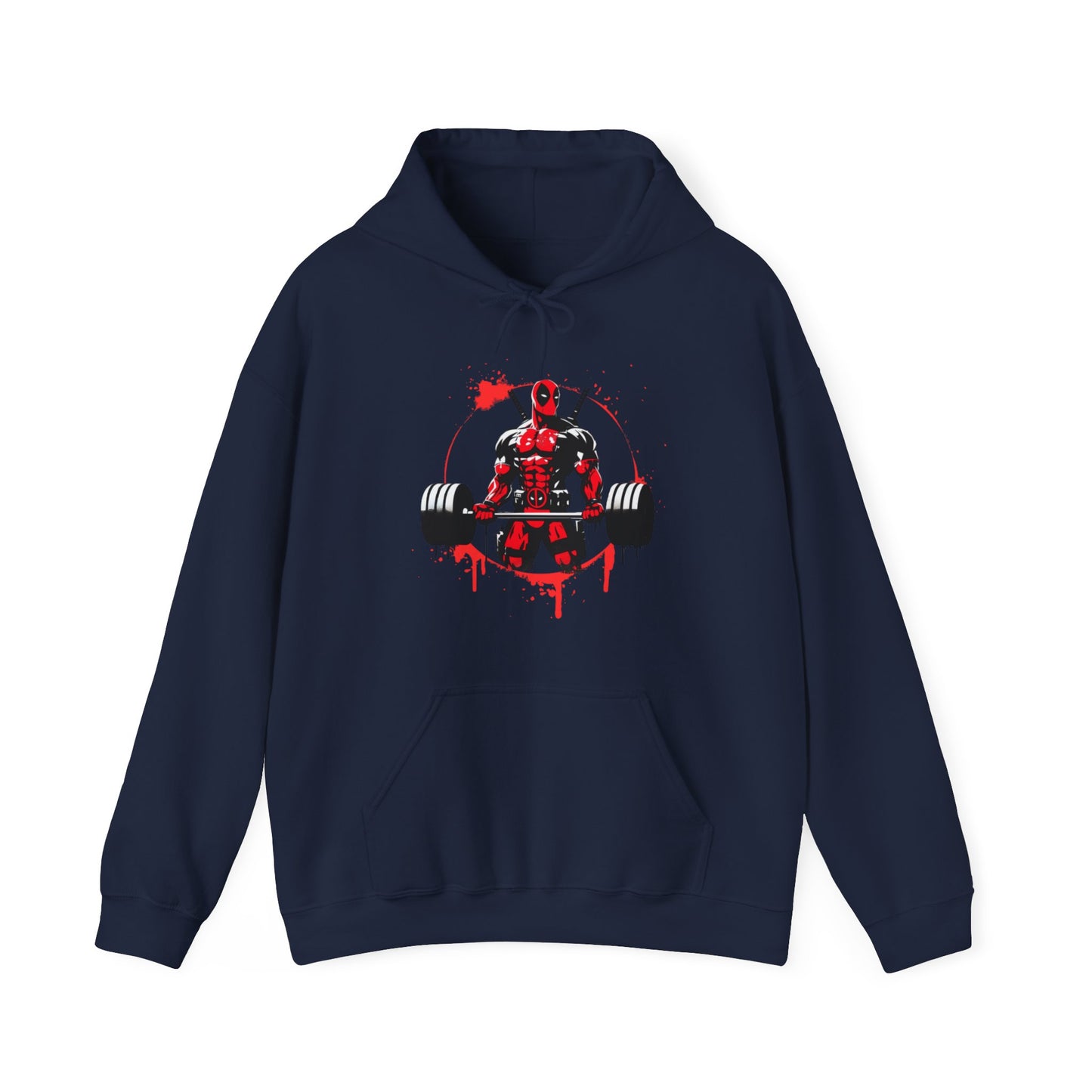 Deadpool weightlifting hoodie