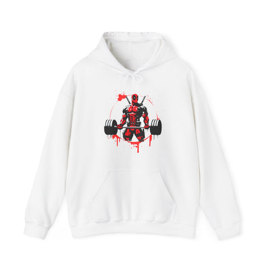 Deadpool weightlifting hoodie