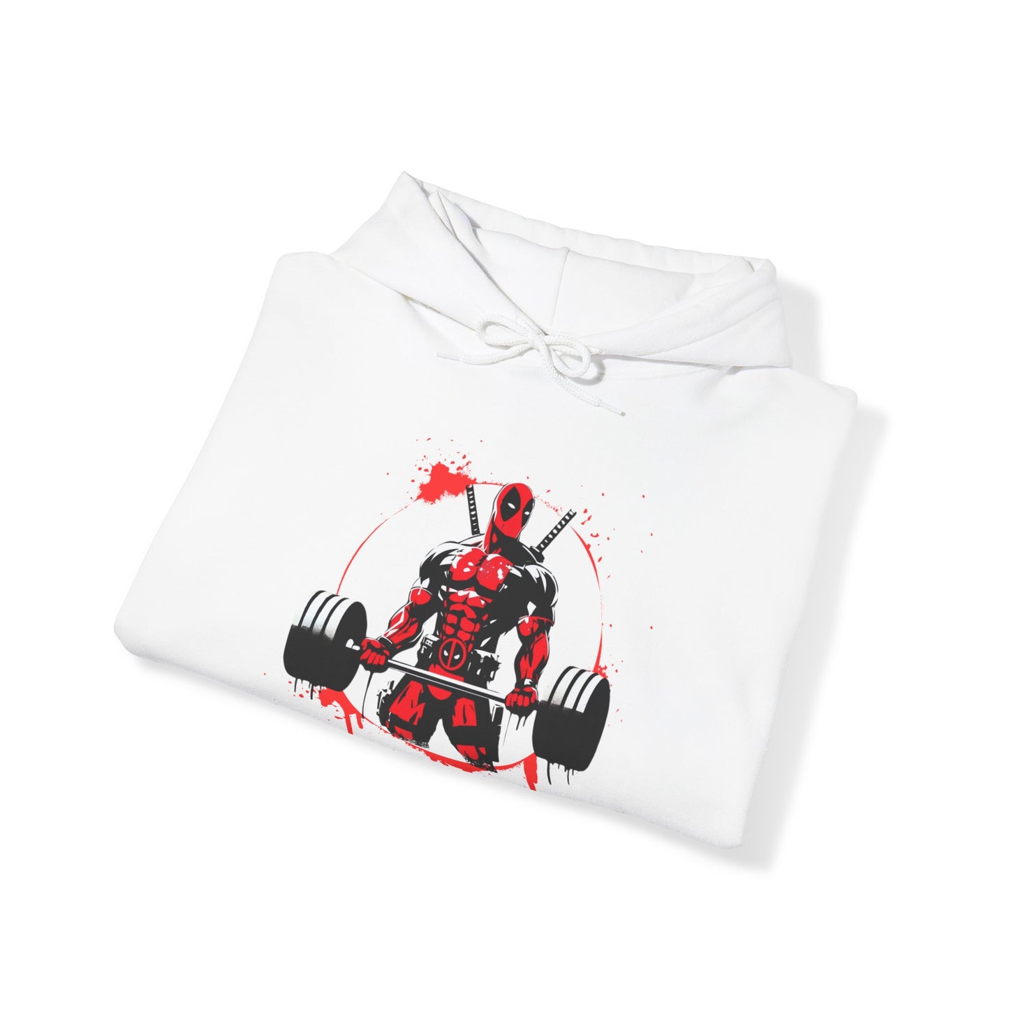 Deadpool weightlifting hoodie